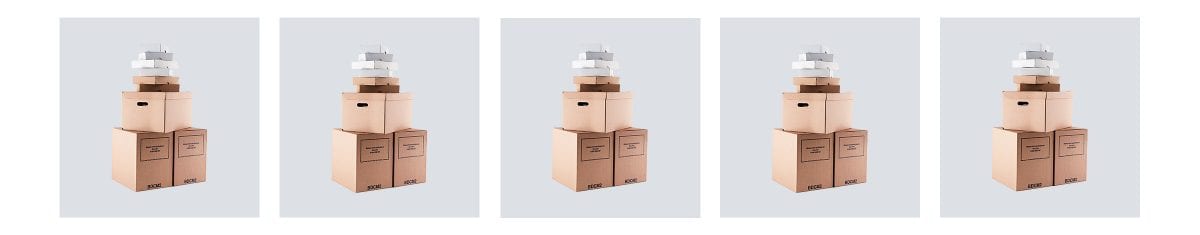 Cardboard Box Air single packages 20 cm x 14 cm x h 11 cm Pieces 5